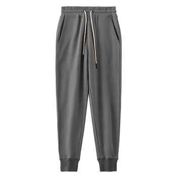 Yeni stil saf pamuk gelgit marka akışı Amerikan retro Japon spor ışın buzağı ayak kapalı ipli rahat pantolon erkekler
