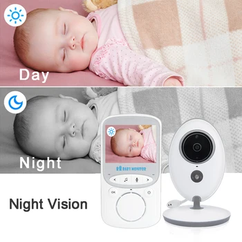 Bebek izleme monitörü Kablosuz Video Dadı bebek kamerası ınterkom Gece Görüş Sıcaklık Izleme Kamera çocuk bakıcısı dadı bebek telefonu vb605 0