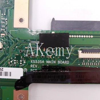 Yeni ! Akemy X553SA Anakart Asus için X553SA X553S X553SA F553S A553S Anakart 100 % test TAMAM W / N3050 / N3060 CPU