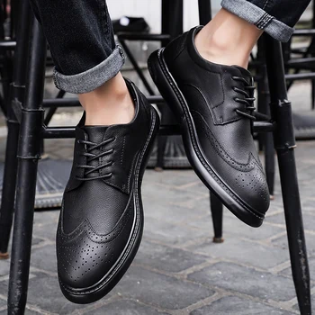 Siyah rahat ayakkabılar rahat ayakkabılar Erkekler Nedensel Zapatos De Hombre Için Casuales Spor Para Moda Erkek Sneakers deri makosenler
