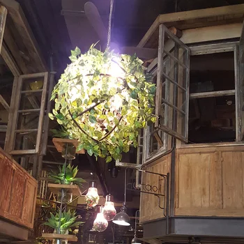 Modern Kişilik Bitkiler kolye ışık Müzik Bar Pub Bitki Cafe Balkon Dekoratif Lamba armatür