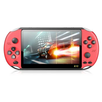 5.1-inç X12 elde kullanılır oyun konsolu PSP nostaljik arcade çocuk portátil 8 GB, önceden yüklenmiş, 1500 juegos gratis, uyumlu TV