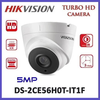 HİKVİSİON HD 5MP Gece Görüş Dome Kamera DS-2CE56H0T-IT3F TVI/AHD / CVI / CVB Değiştirilebilir CCTV Güvenlik Kamera