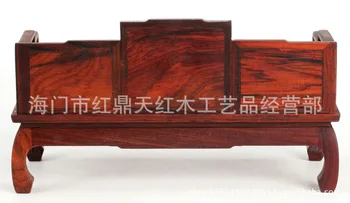 Kırmızı gülağacı maun mobilya minyatür modeli metin minyatür mobilya ahşap mobilya süsler Okyanus yatak