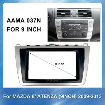 2 DİN Araba Radyo stereo Uydurma kurulum adaptörü fasya MAZDA 6 Atenza 2009-2013 İçin araba çerçeve Ses Araba takma DVD çerçeve