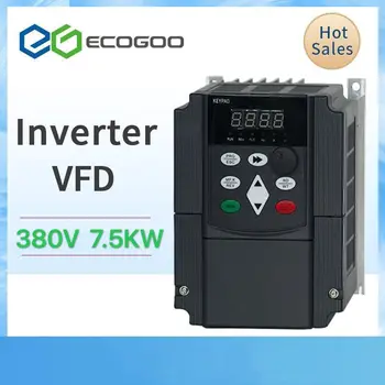 VFD Inverter Ücretsiz kargo 7.5 kw / 11KW 380 v frekans dönüştürücü havalandırma fanı heykel makinesi