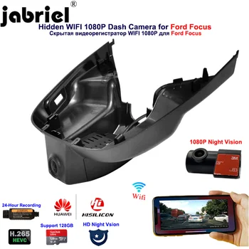 Jabriel 2 K 1080 P Dash kamera araba dvr'ı Kaydedici Ford Focus 2019 2020 ESCORT S MAX Kaçış Kenar fiesta EcoSport Toros Lincoln