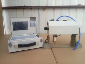 Hafif Taşınabilir Pnömatik Dot Peen Oyma Makinesi İşaretleme Otomobil Parçaları için Otomatik Metal Oyma Makinesi İsim Levhaları için