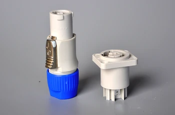 TIPTOP 25 Takım Sahne ışık Güç Çıkışı Konektörü Güç Soketi ıle Iyi Plastik Malzemeler 3 Pin Kilitlenebilir Tasarım