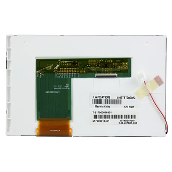 Orijinal Innolux LW700AT9309 TTL Arayüzü 800x480 40 Pin TFT 7 İnç LCD Ekran LCM Modülü Çözünürlük 800 (RGB)×480 0