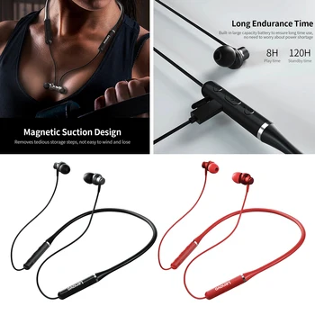 HE05PRO Kulaklık Boyun Bandı Kulaklık IPX5 Kulaklık Su Geçirmez Kulaklık için Mikrofon ile kablosuz Kulaklıklar Spor