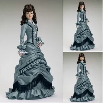 18 Yüzyıl İç Savaşı Southern Belle Elbise abiye / Victoria Lolita elbiseler / scarlett elbise US6-26 SC-1017