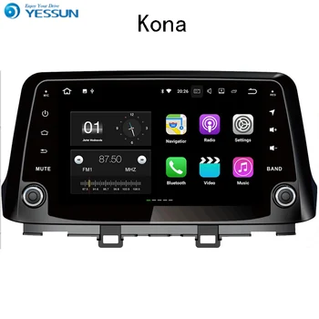 YESSUN Android Araç Navigasyon GPS Için Hyundai Kona~2017 Ses Video HD Dokunmatik Ekran Stereo Multimedya Oynatıcı Hıçbır CD DVD 0