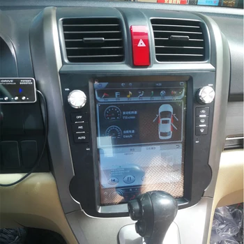 Tesla ekran Için Honda CR - V CRV 2007 2008 2009 2010 2011 Araba Android Multimedya Oynatıcı 10.4 inç Araba Radyo stereo Ses GPS 0