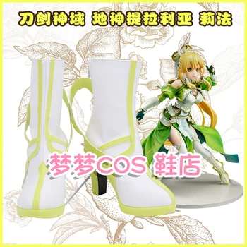 Sword Art Online SAO Kirigaya Suguha Cosplay Ayakkabı Çizme Custom Made Cadılar Bayramı Karnaval Parti Için