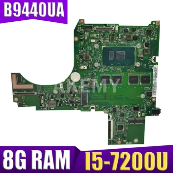 Akemy B9440UA Anakart ASUS için B9440UA B9440UA-XS51 Laotop Anakart ile I5-7200U-CPU 8 GB-RAM 90NX0150-R00031 1