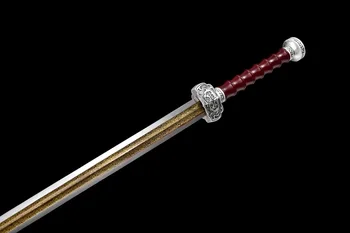Han Hanedanı Geleneği Çin Kılıç El Dövme Bahar Çelik Bıçak Tam Tang Kılıç Gerçek Keskin Espada Chinesa Savaş Hazır Kılıç 1
