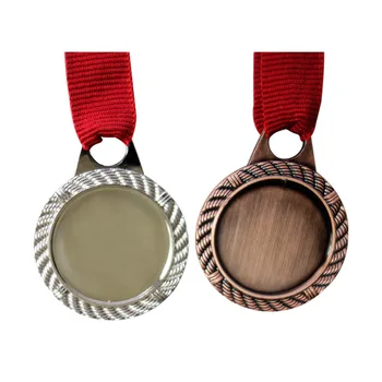 Özel Etiket Gravür Logolu Çinko Alaşımlı Boş Metal Madalya 1