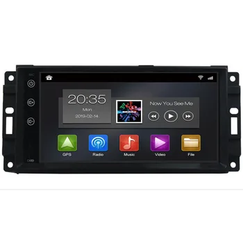 Android 10 4 + 64G Araba Multimedya DVD Oynatıcı Radyo Chrysler 300C jeep Pusula / Dodge / Grand Cherokee GPS Navigasyon stereo FM 2