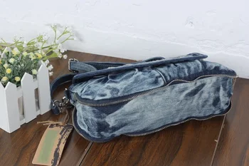 Vintage Moda Diamonds Denim Jeans Omuz Çantaları Kız Çanta Crossbody Çanta Kadın Haberci Çanta Çanta bolsa feminina 2