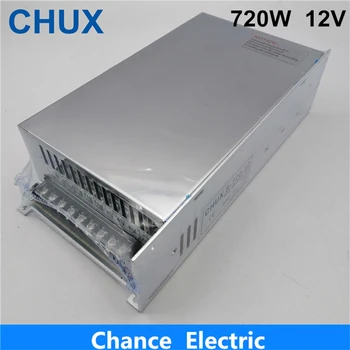 720 W 12 V 60A güç anahtarlama güç kaynağı 720 W 12 V 60A anahtarlama güç kaynağı AC DC LED şerit ışık için(S-720-12) 2