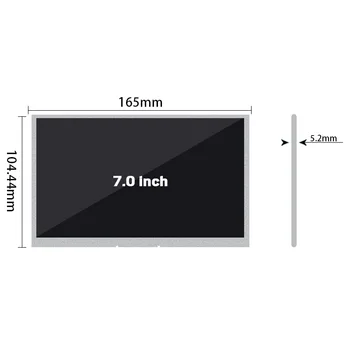 Orijinal Innolux LW700AT9309 TTL Arayüzü 800x480 40 Pin TFT 7 İnç LCD Ekran LCM Modülü Çözünürlük 800 (RGB)×480 2