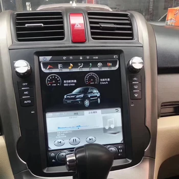 Tesla ekran Için Honda CR - V CRV 2007 2008 2009 2010 2011 Araba Android Multimedya Oynatıcı 10.4 inç Araba Radyo stereo Ses GPS 2