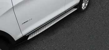 Yeni Stil Alüminyum Koşu Kurulu Yan Basamak Nerf Bar BMW X3 F25 için Uygun 4