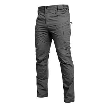 Yaz Kargo Pantolon Erkekler Ordu Askeri Taktik Pantolon Streetwear Jogger Yürüyüş Dağ Çok Cep Iş Pantolon 4