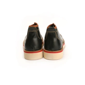 Yomior Yeni El Yapımı Yüksek Kalite Erkekler rahat ayakkabılar Bahar Sonbahar Vintage İngiliz yarım çizmeler Japon Takım Motosiklet Çizmeler 4