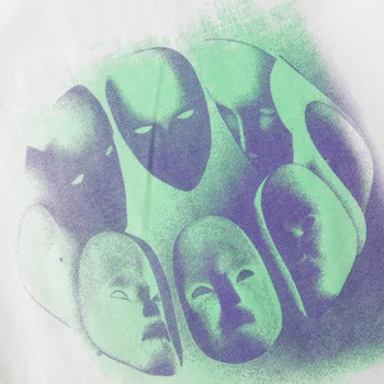 Hip Hop Harajuku Tees Gömlek Streetwear Yaratıcı Maskeleri Baskı Kısa Kollu Tişörtleri Punk Rock Gotik T-Shirt Casual Tops 4