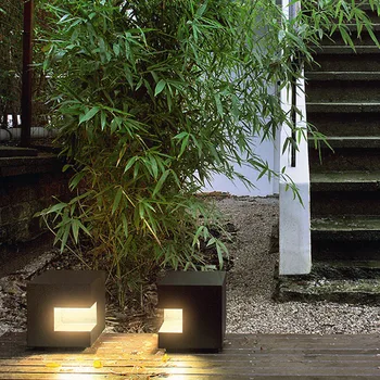 BEIAIDI Yeni Açık Bahçe Çit Çim Lambası Alüminyum Villa Avlu Yolu sütun ışığı Su Geçirmez Parkı Peyzaj Stigma Lambası 5
